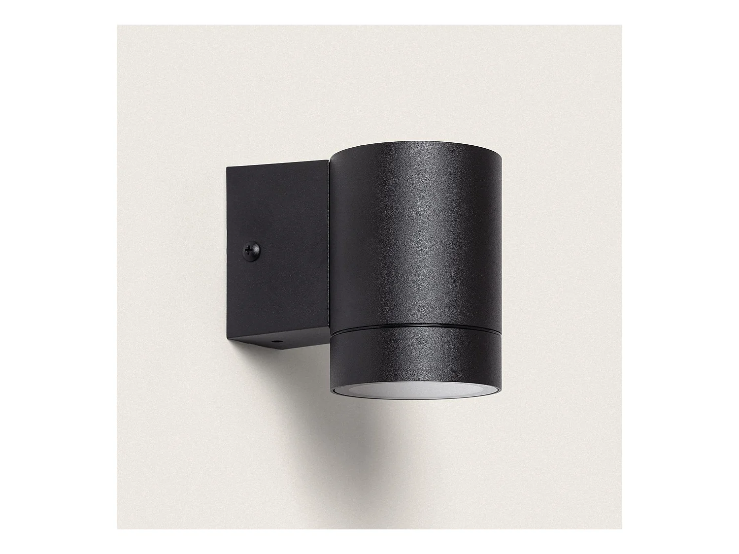 Applique da Parete per Esterni Alluminio Oakham Nero Nero