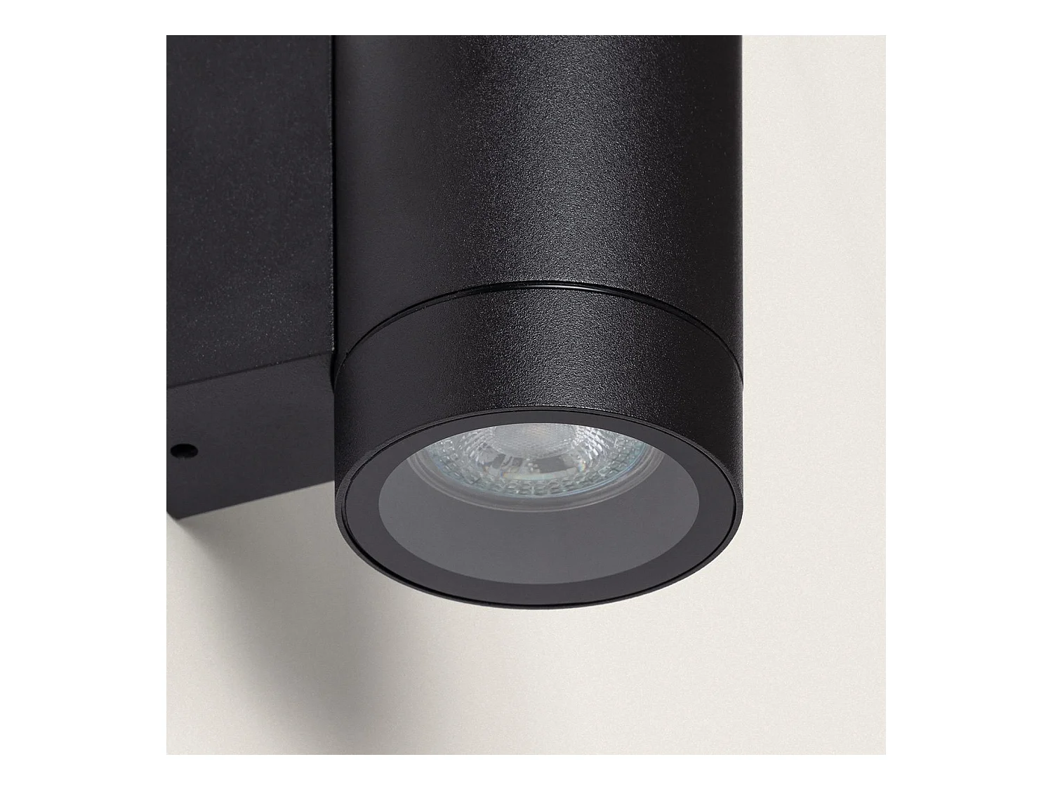 Applique da Parete per Esterni Alluminio Oakham Nero Nero