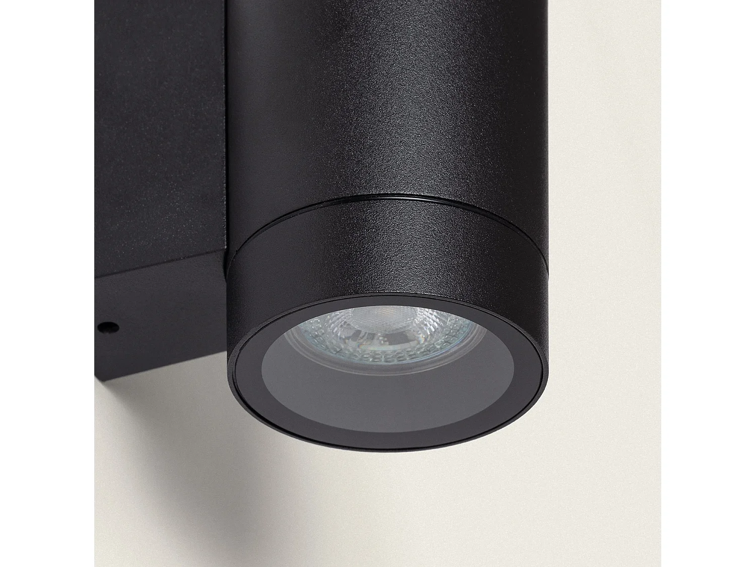 Aplique de Pared Exterior Aluminio Oakham Negro