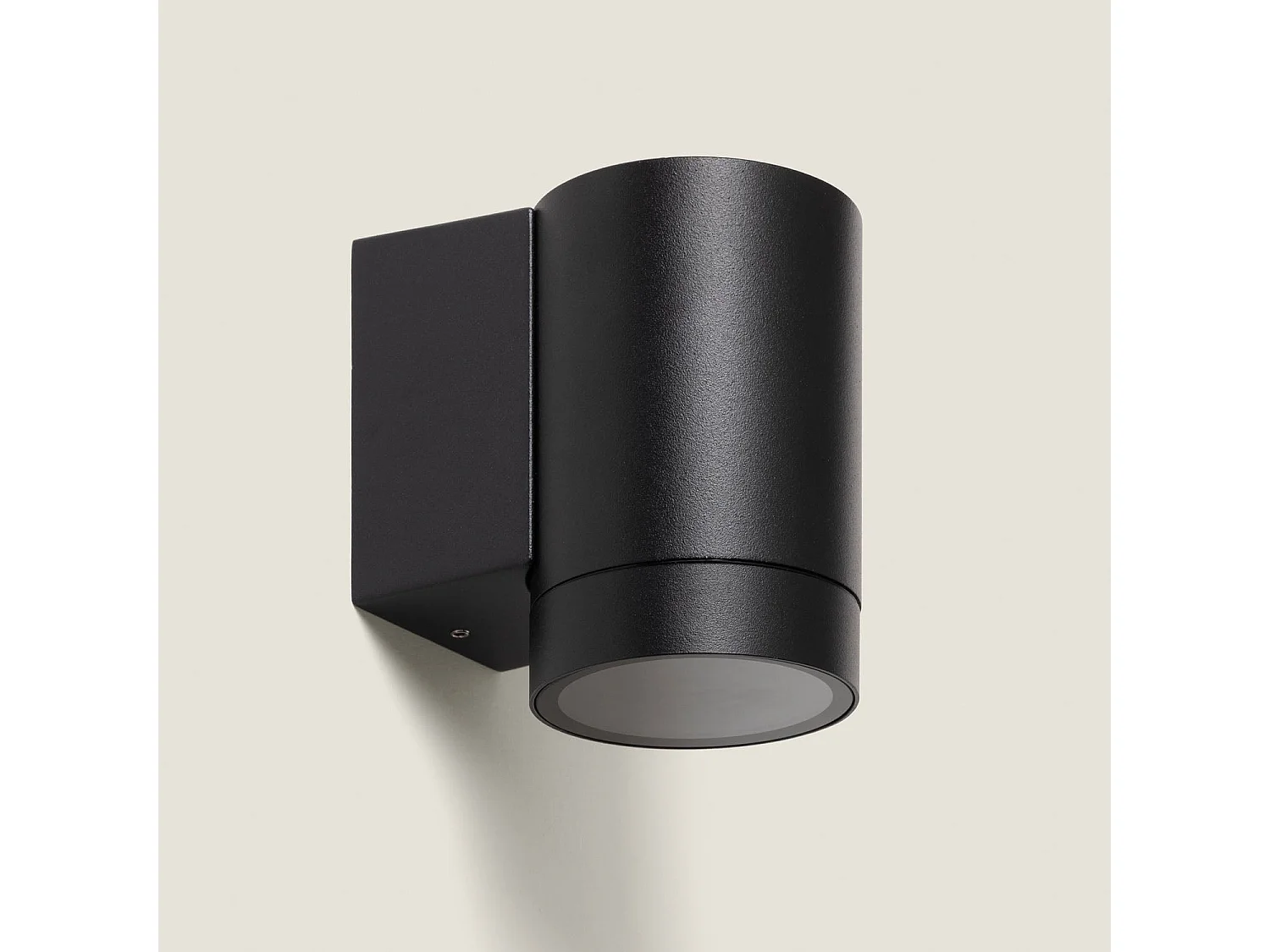 Aplique de Pared Exterior Aluminio Oakham Negro