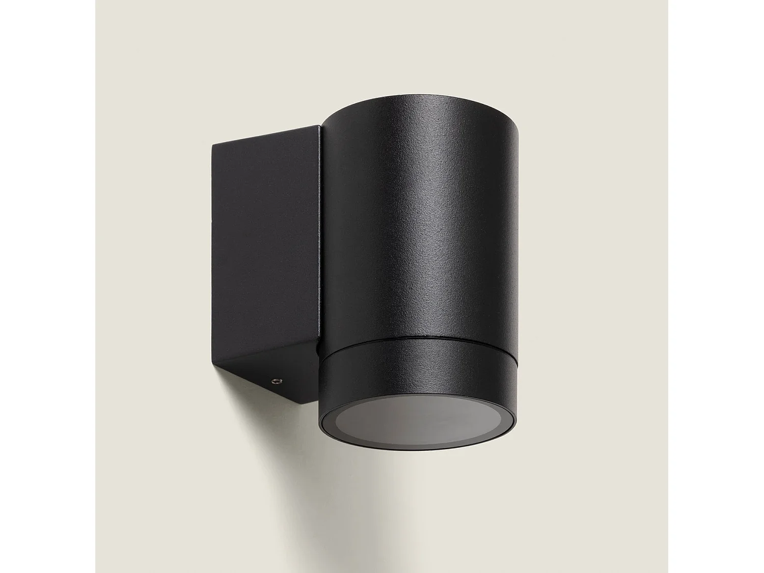 Aplique de Pared Exterior Aluminio Oakham Negro