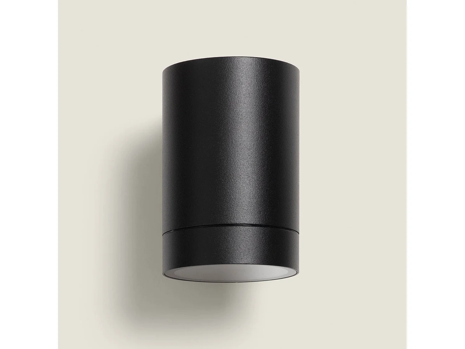 Aplique de Pared Exterior Aluminio Oakham Negro