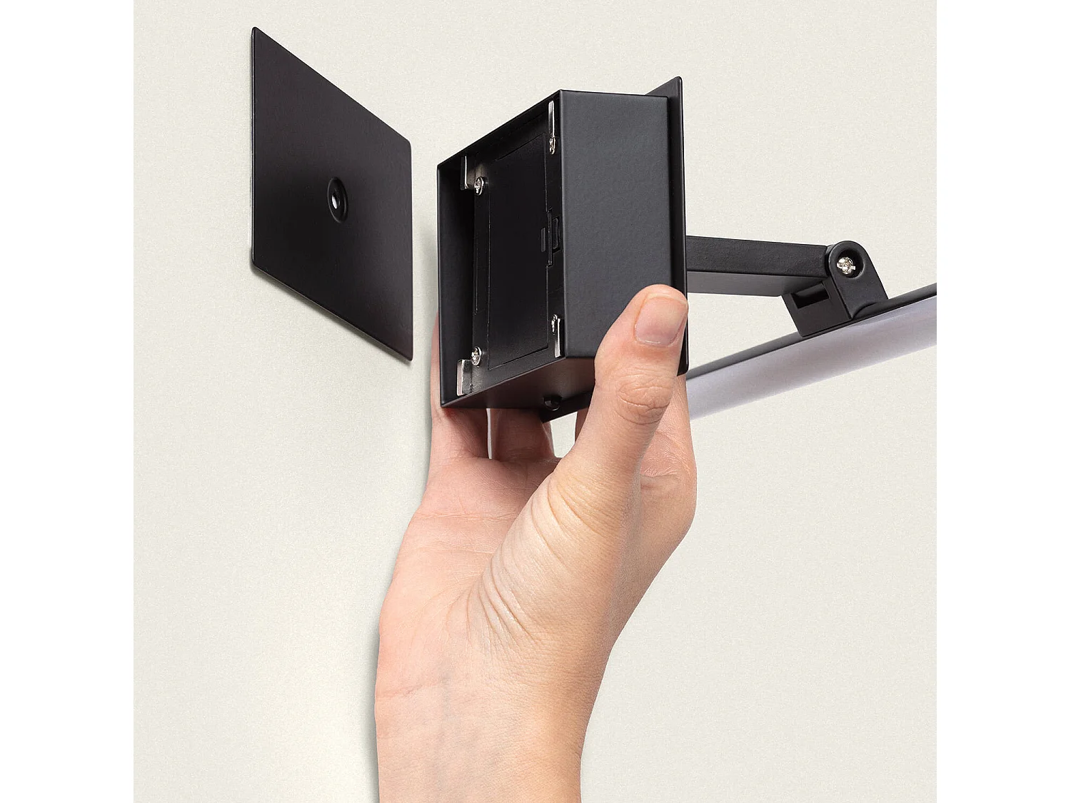 Aplique para Cuadros LED Slimlight con Mando Negro Mate