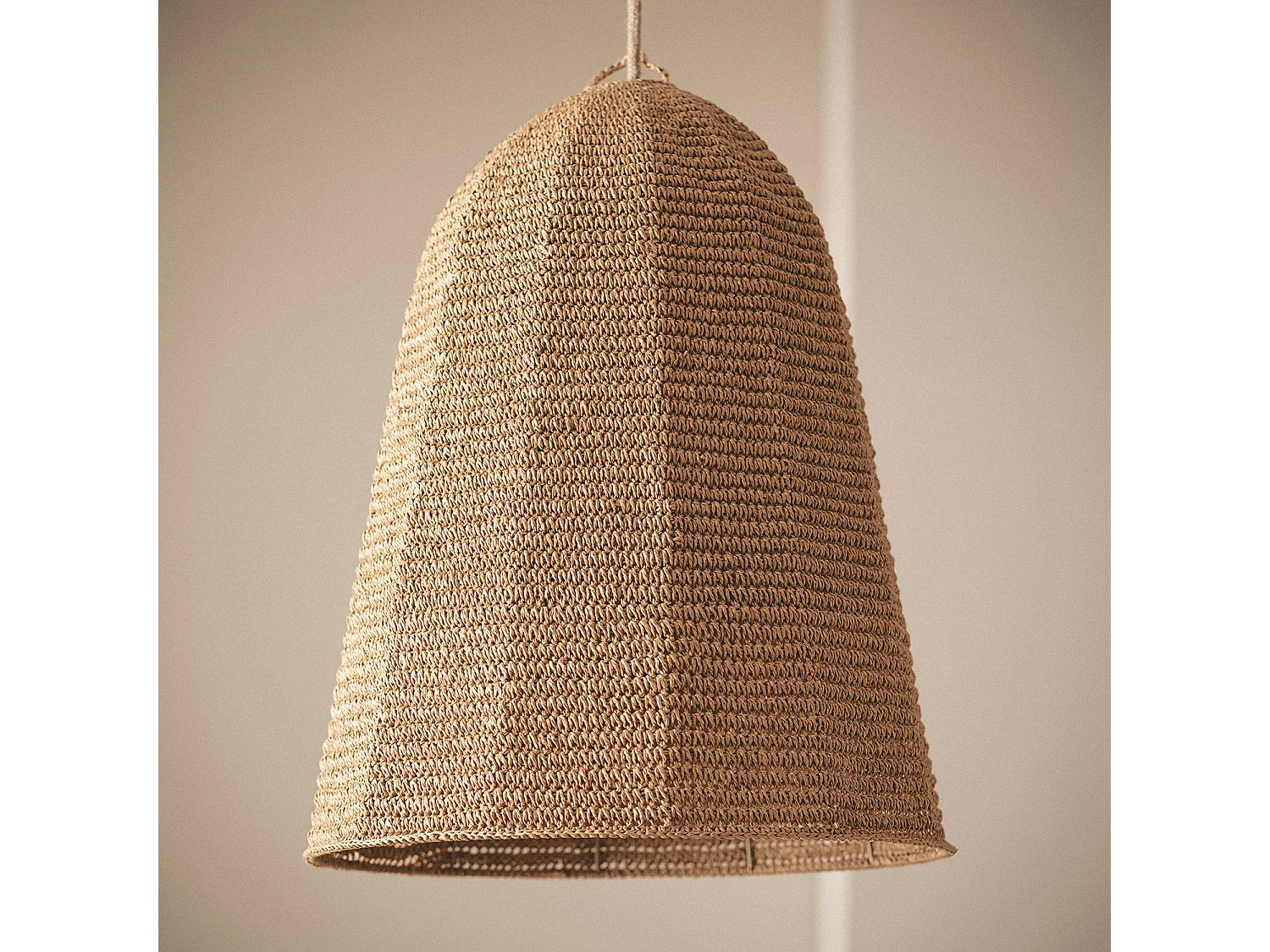 Suspension Rafia Behati ILUZZIA Textile naturel