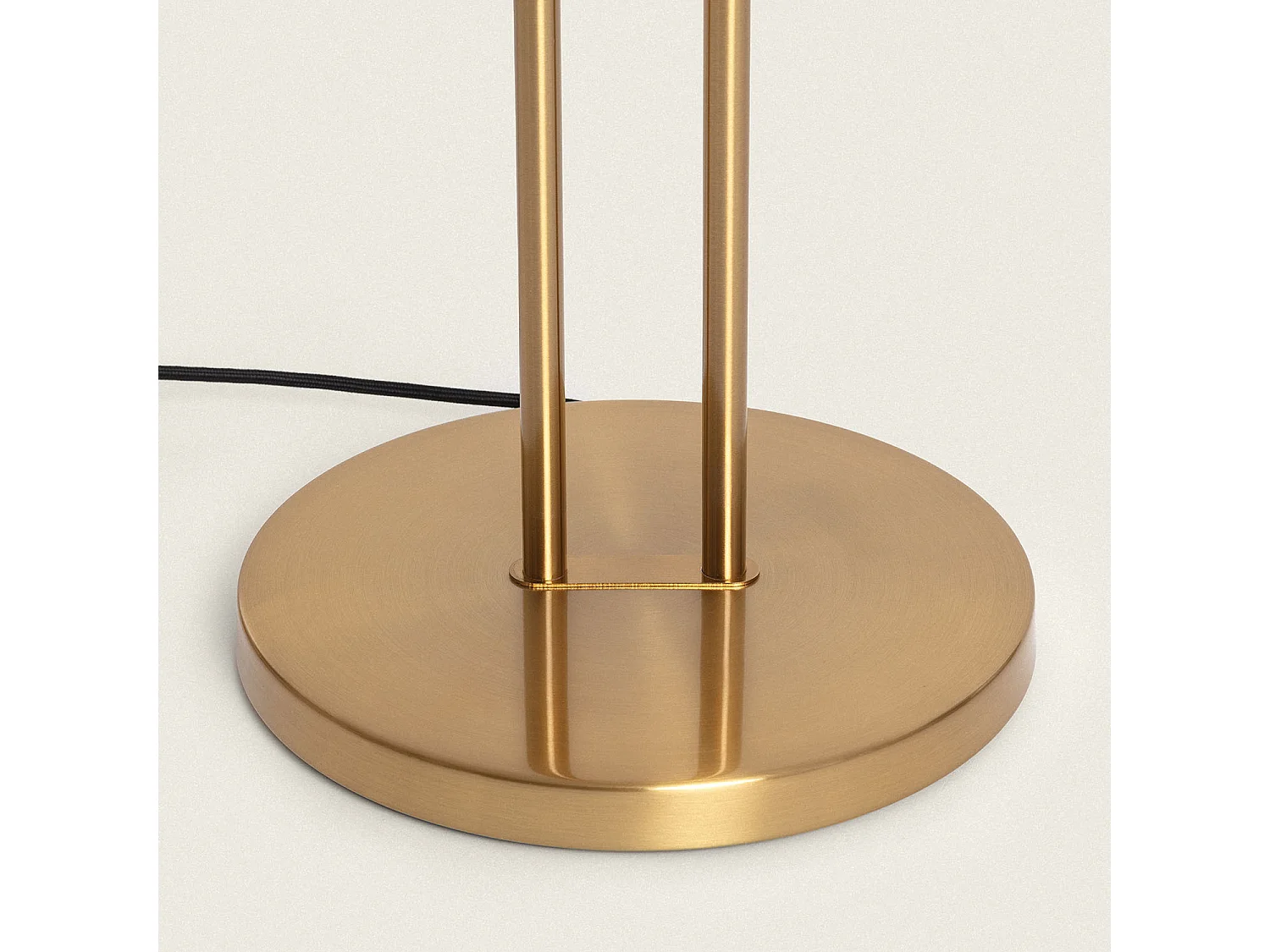 Lampadaire avec LED de Lecture Métal Ethan Doré