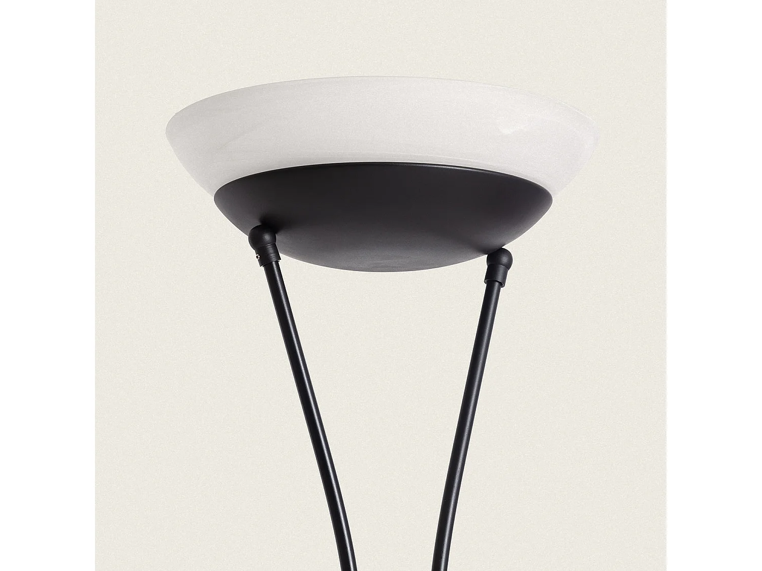 Lampadaire avec LED de Lecture Métal Ethan Noir