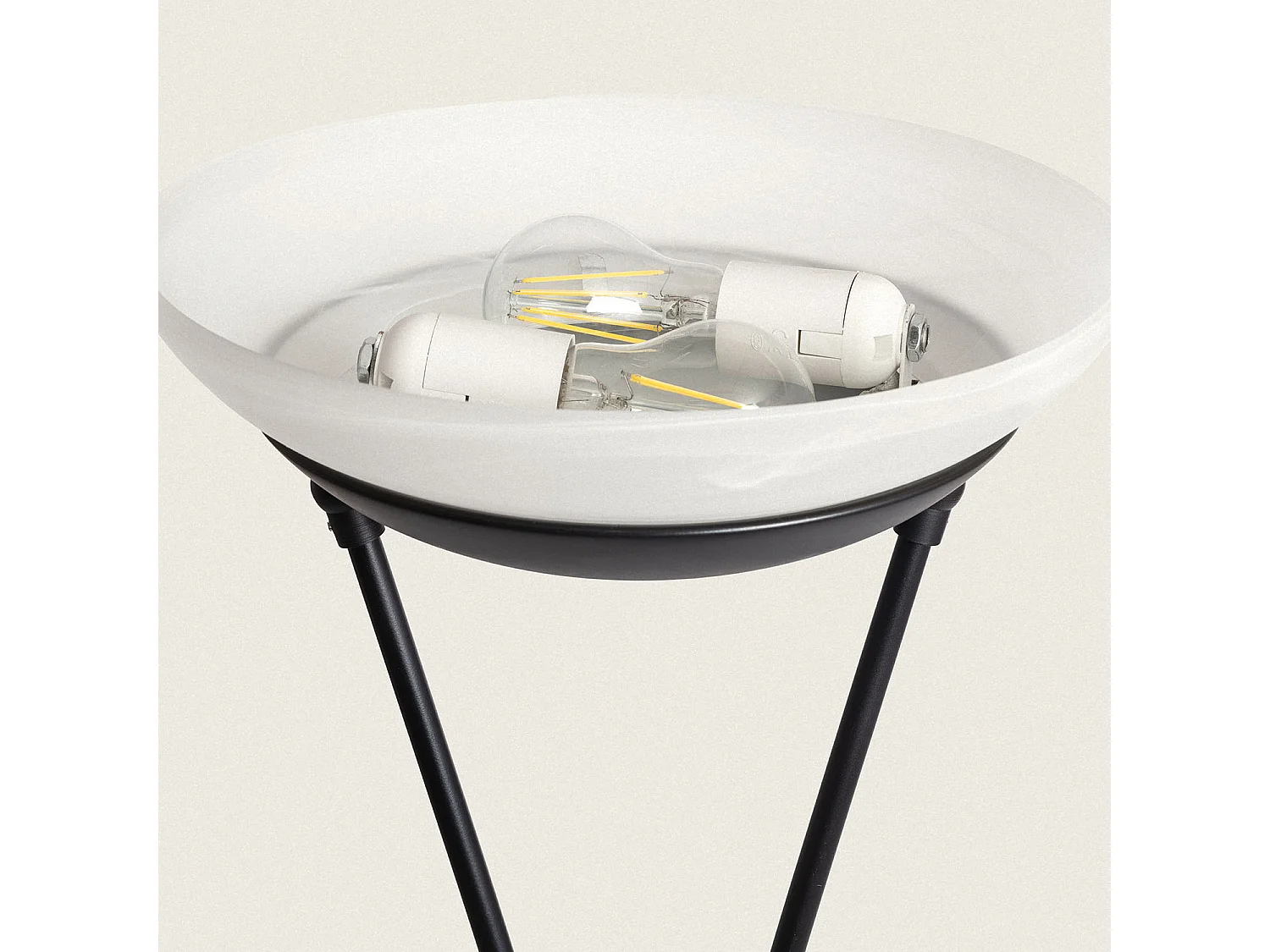 Lampadaire avec LED de Lecture Métal Ethan Noir