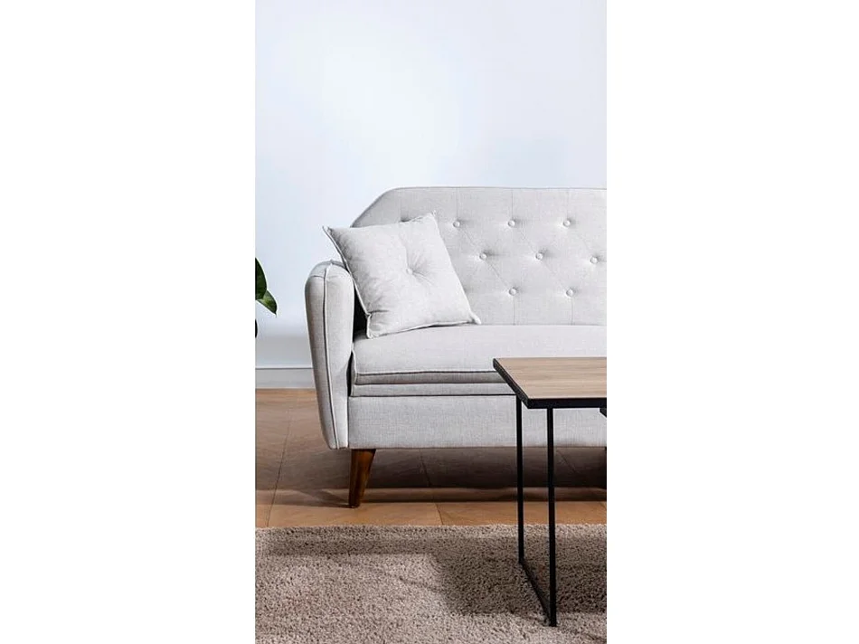 Canapé convertible TERRA crème