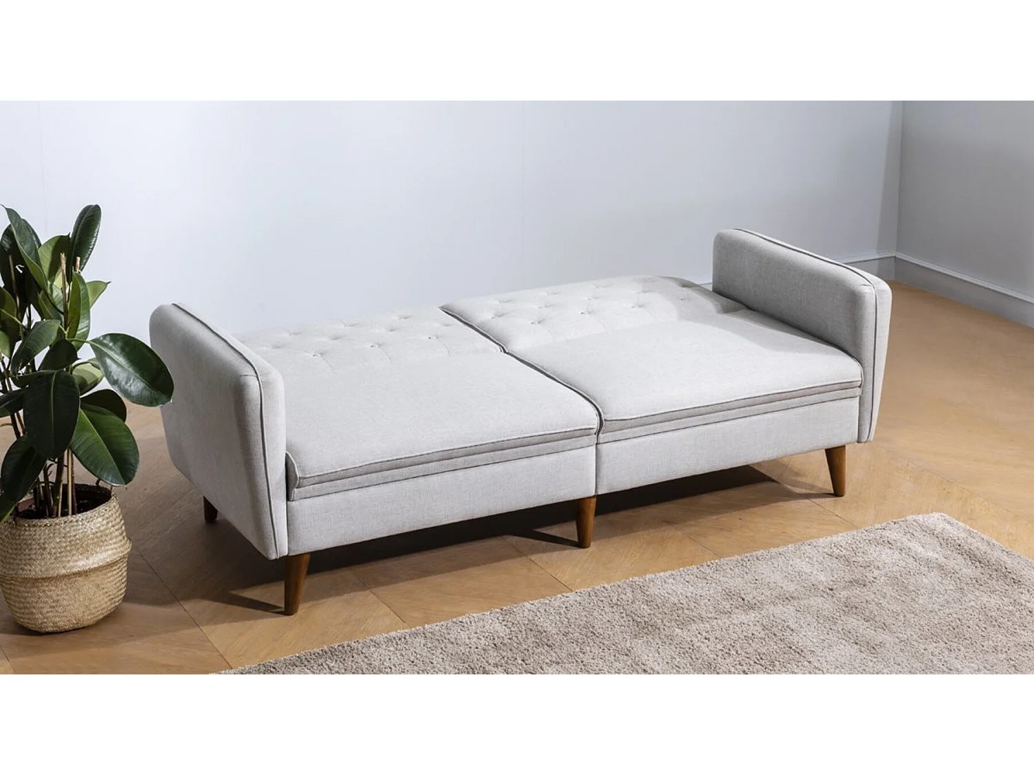 Canapé convertible TERRA crème