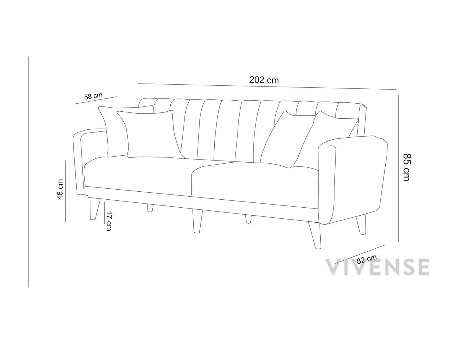 Canapé convertible AQUA BORDEAUX