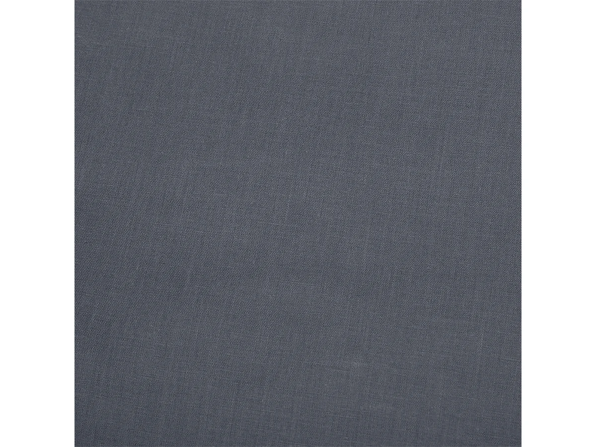 Drap housse en coton couleur ardoise 160 x 200 cm