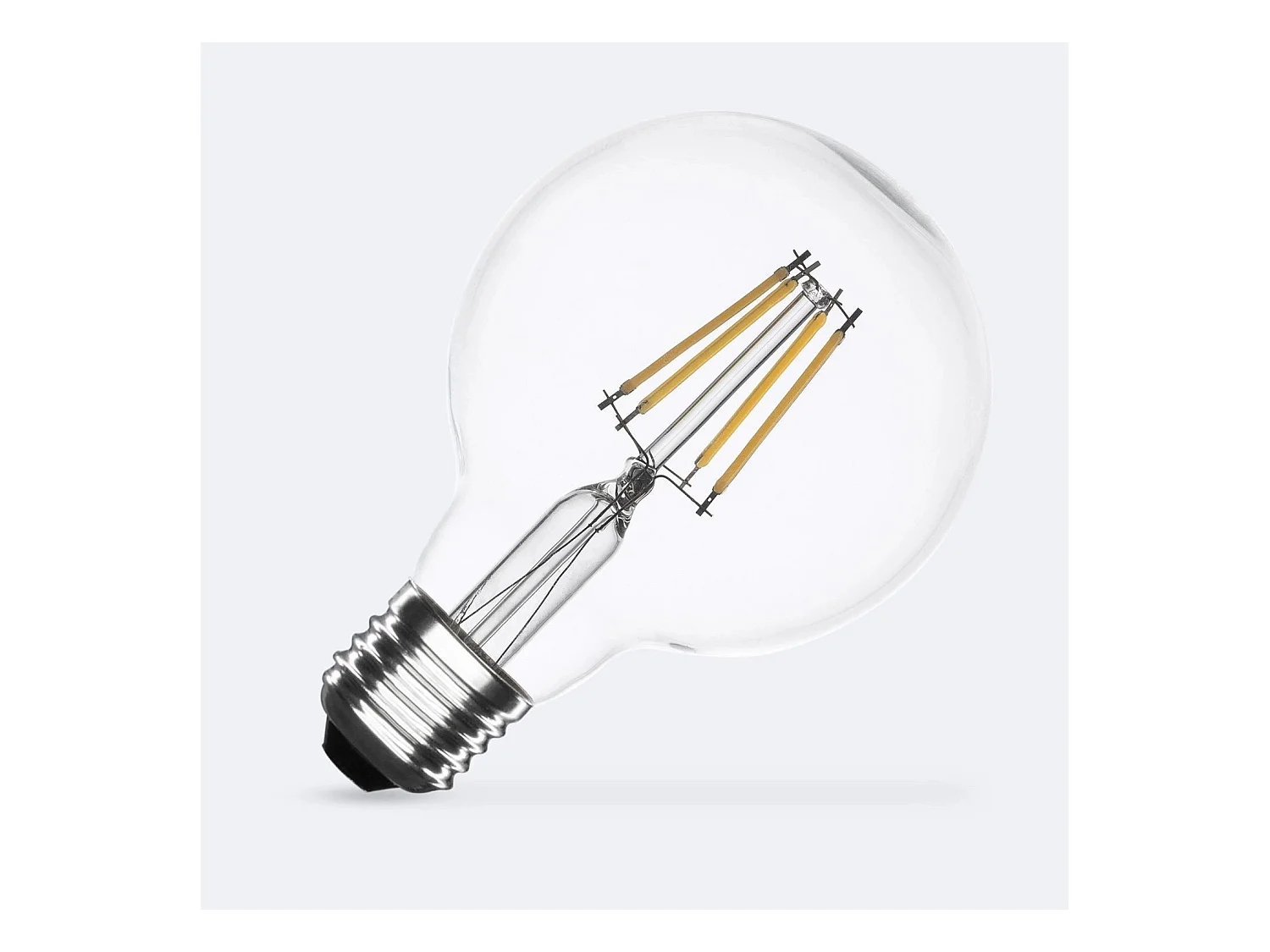 Ampoule LED E27 8W Filament 960 lm G80 Classe A No Flicker 2400K Super chaud