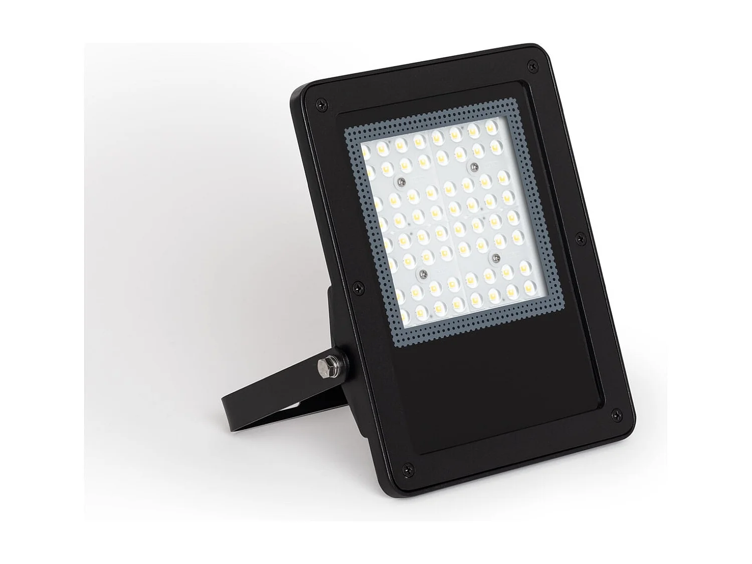 Projecteur LED 50W Dimmable 0-10V 170 lm/W IP65 ELEGANCE Slim PRO Noir 3000K 60º Blanc chaud