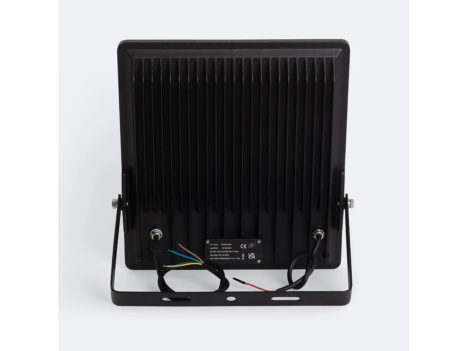 Foco Proyector LED 200W Regulable 0-10V 170 lm/W IP65 ELEGANCE Slim PRO Negro 4000K 120º Blanco Neutro