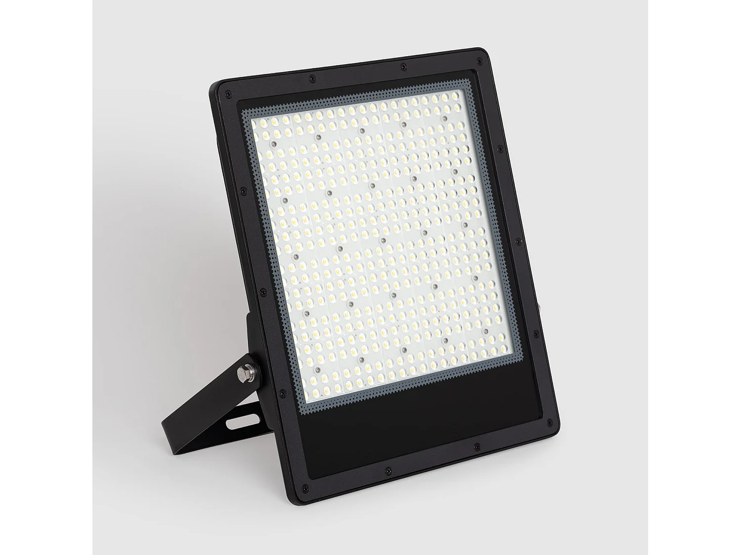Projecteur LED 200W Dimmable TRIAC 170 lm/W IP65 ELEGANCE Slim PRO Noir 3000K Asymétrique 80ºx155º Blanc chaud