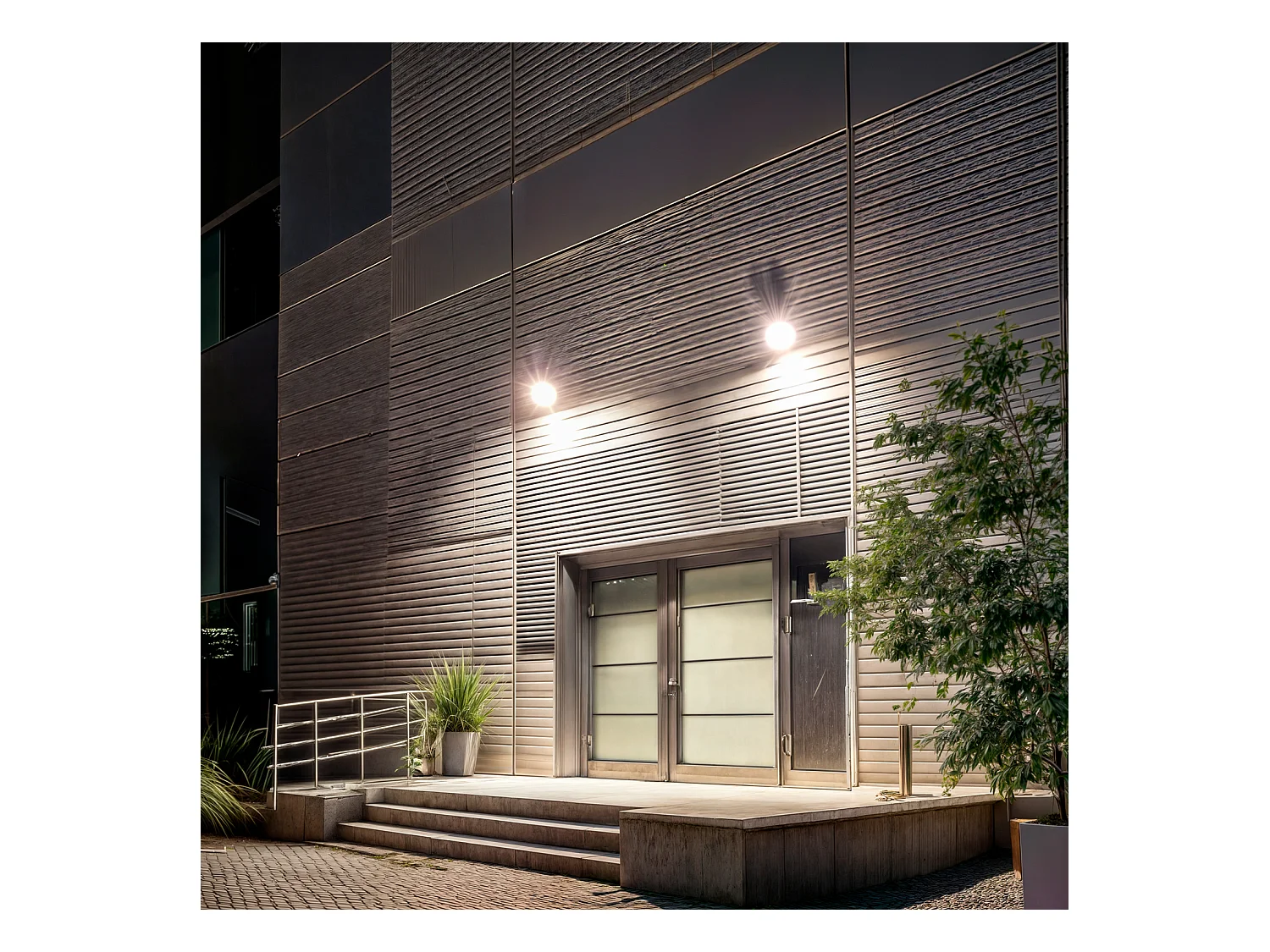 Projecteur LED 150W Dimmable TRIAC 170 lm/W IP65 ELEGANCE Slim PRO Blanc 3000K Asymétrique 80ºx155º Blanc chaud