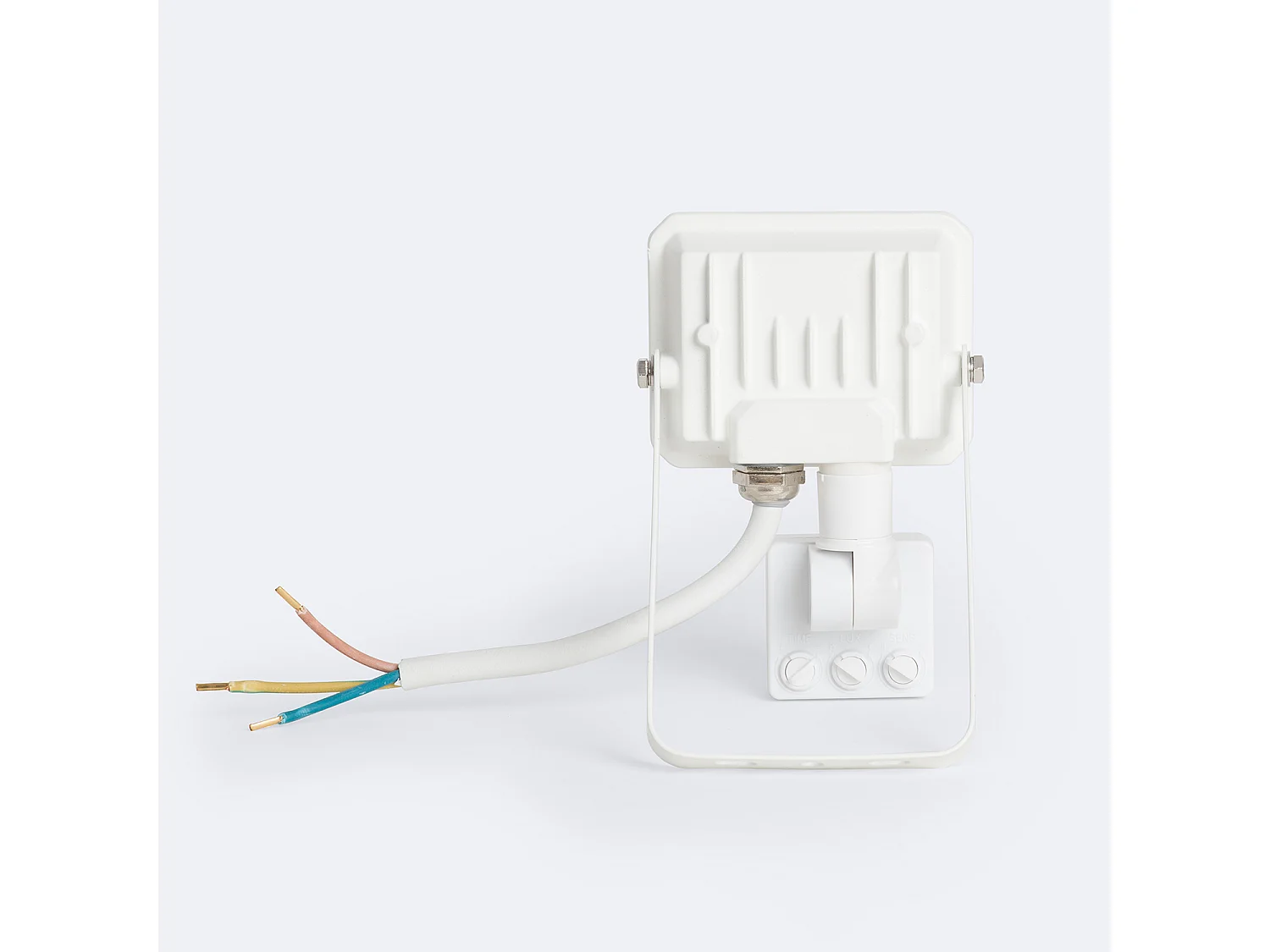 Foco Proyector LED Con Detector PIR 10W IP65 Blanco 4500K Blanco Neutro