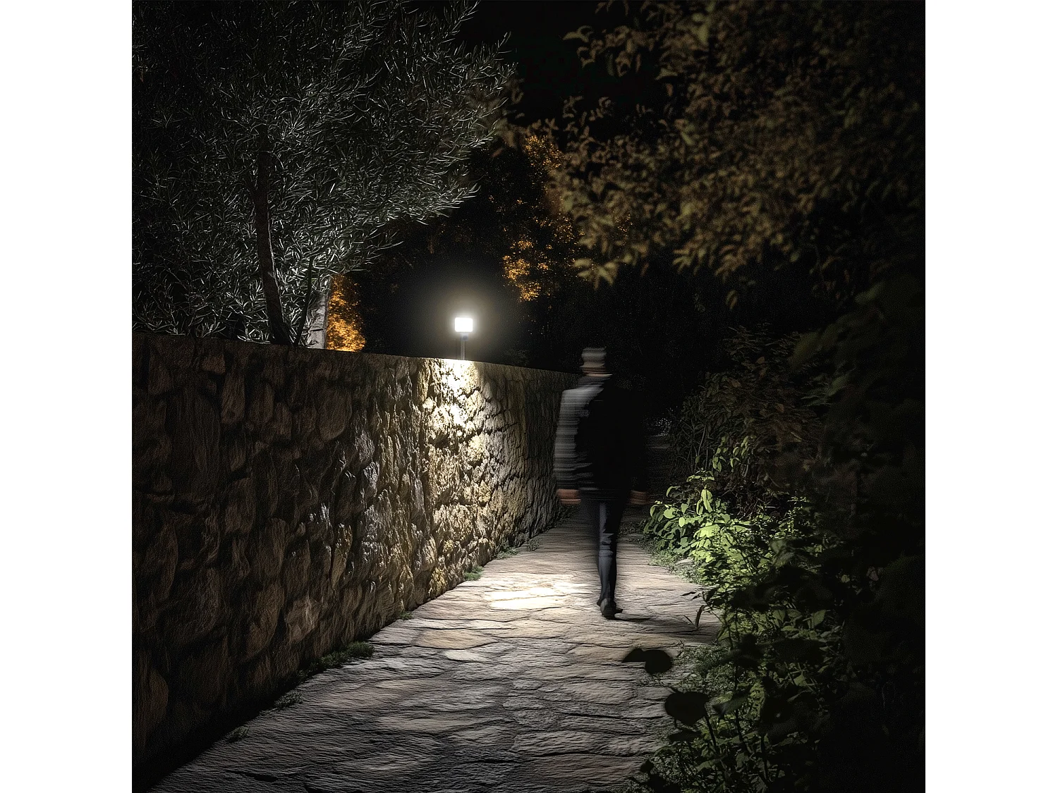 Foco Proyector LED Con Detector PIR 10W IP65 Blanco 4500K Blanco Neutro