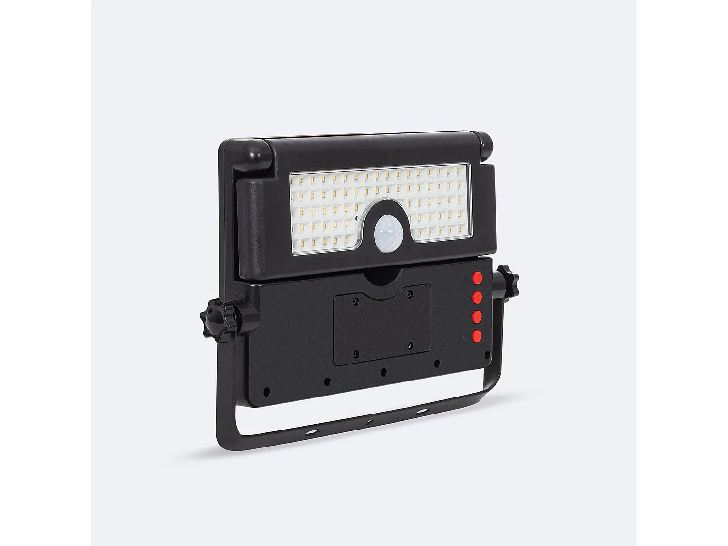 Projecteur LED Solaire 6W IP54 avec Détecteur de Mouvement PIR et Crépusculaire 4000K Blanc neutre