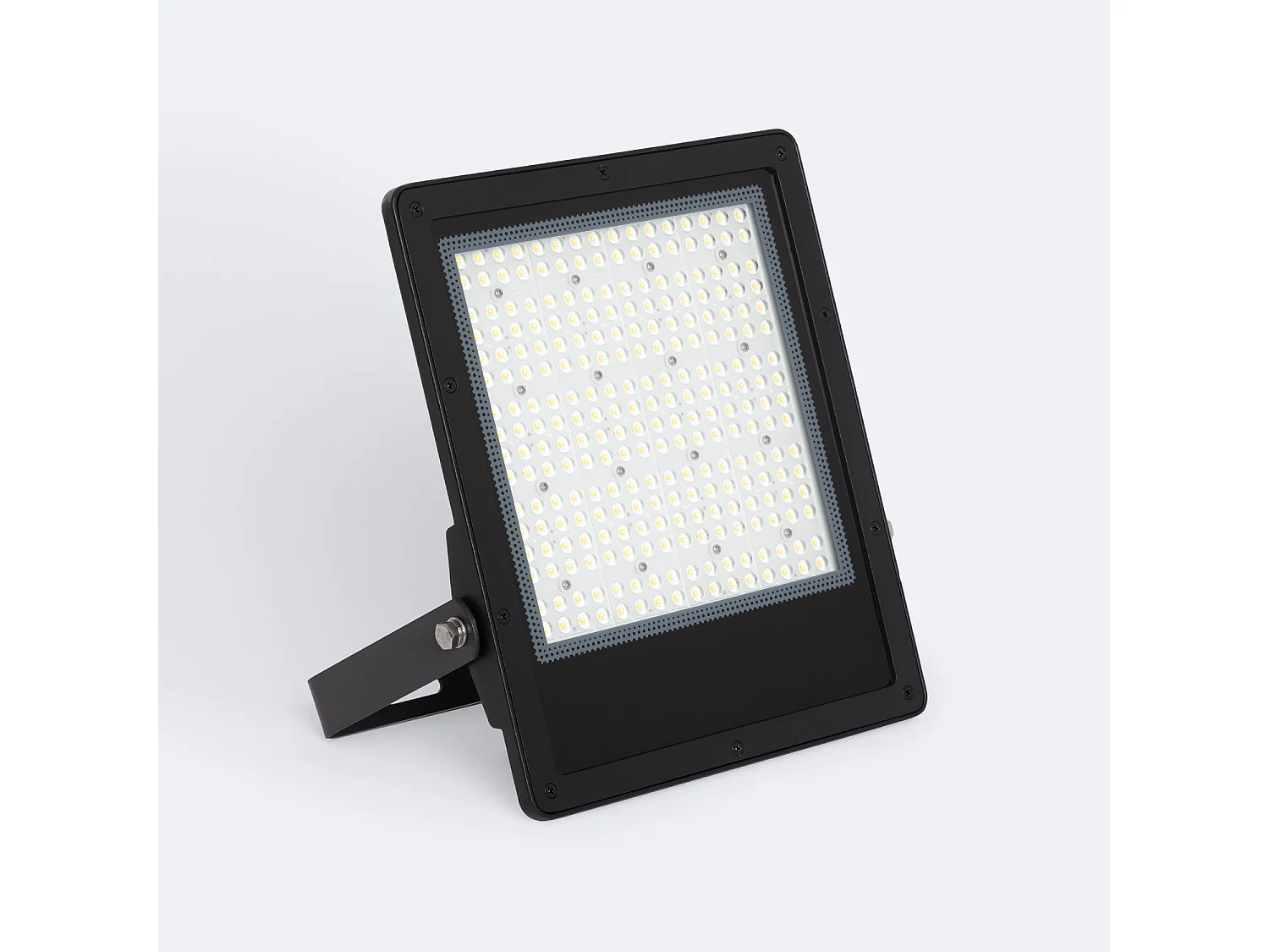 Projecteur LED 150W Dimmable TRIAC 170 lm/W IP65 ELEGANCE Slim PRO Noir 3000K 90º Blanc chaud