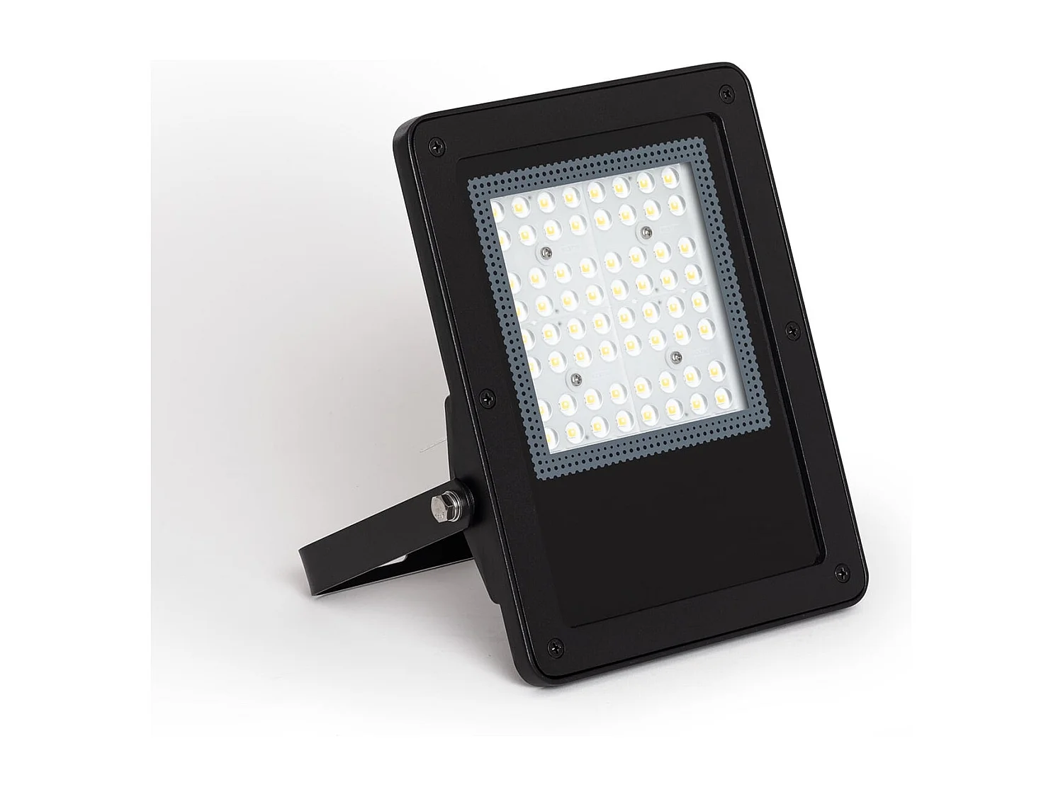 Projecteur LED 50W Dimmable TRIAC 170 lm/W IP65 ELEGANCE Slim PRO Noir 5000K 120º Blanc froid