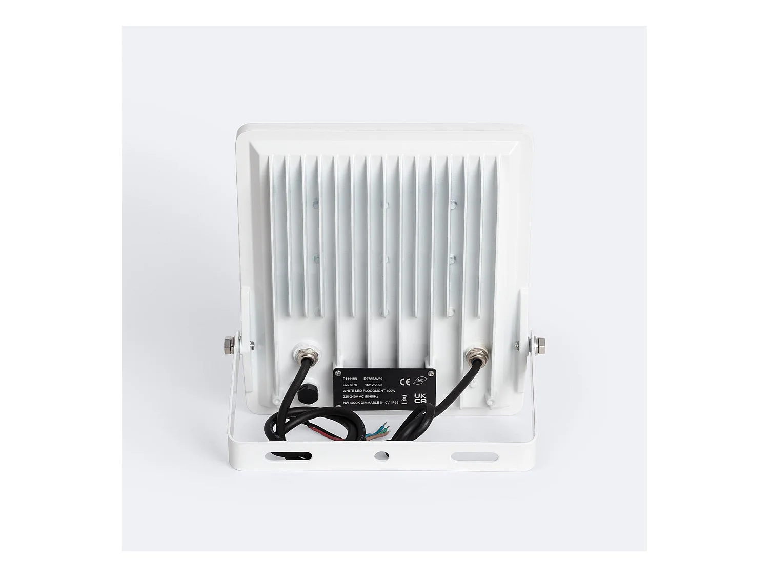 Projecteur LED 100W Dimmable 0-10V 170 lm/W IP65 ELEGANCE Slim PRO Blanc 3000K Asymétrique 80ºx155º Blanc chaud