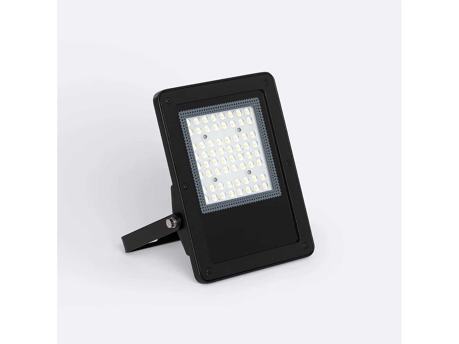 Foco Proyector LED 50W Regulable 0-10V 170 lm/W IP65 ELEGANCE Slim PRO Negro 3000K 90º Blanco Cálido