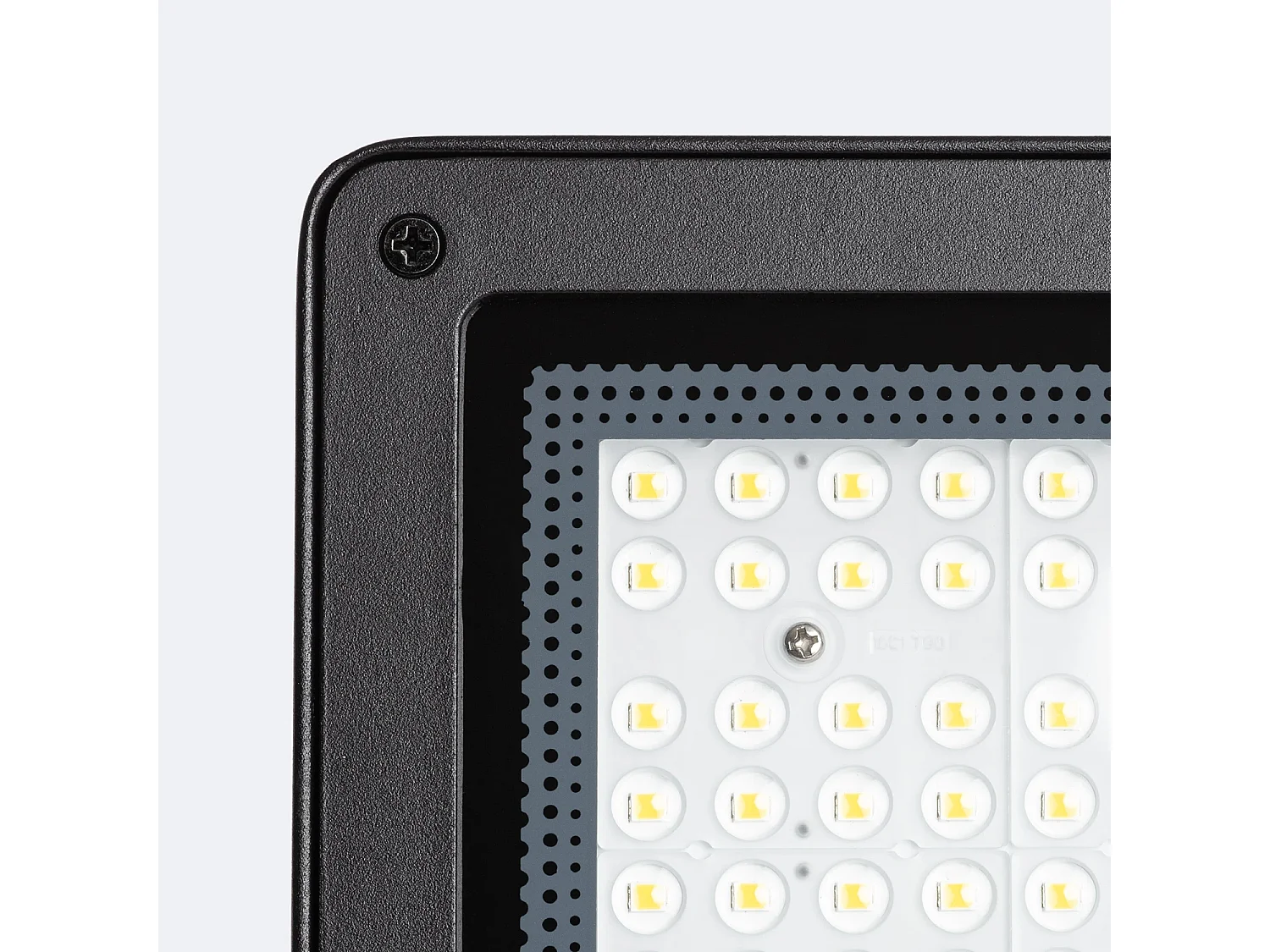 Foco Proyector LED 50W Regulable 0-10V 170 lm/W IP65 ELEGANCE Slim PRO Negro 3000K 90º Blanco Cálido