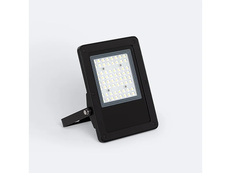 Projecteur LED 50W Dimmable TRIAC 170 lm/W IP65 ELEGANCE Slim PRO Noir 4000K 90º Blanc neutre