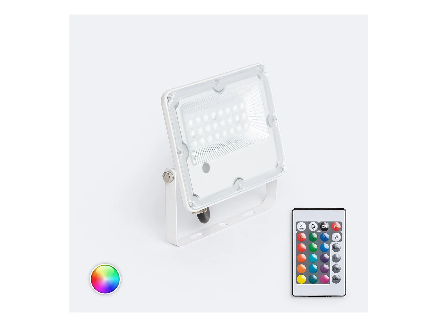 Projecteur LED 20W RGB IP65 S2 Pro avec Télécommande IR RGB