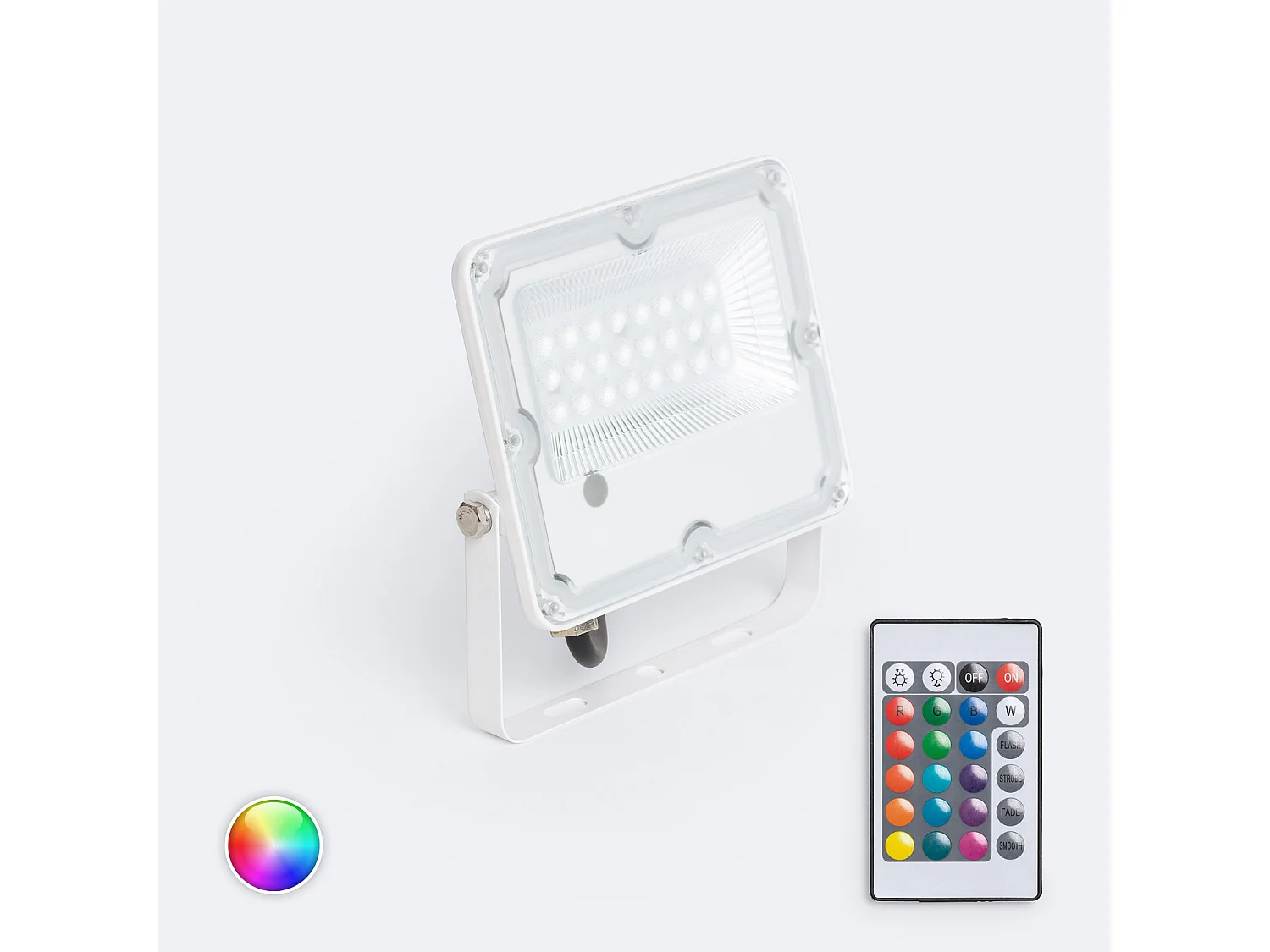 Projecteur LED 20W RGB IP65 S2 Pro avec Télécommande IR RGB