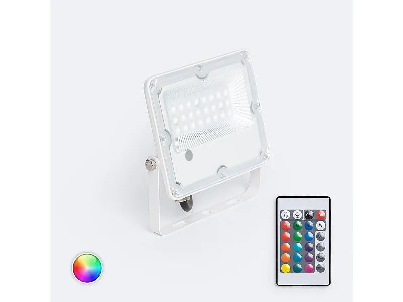 Projecteur LED 20W RGB IP65 S2 Pro avec Télécommande IR RGB