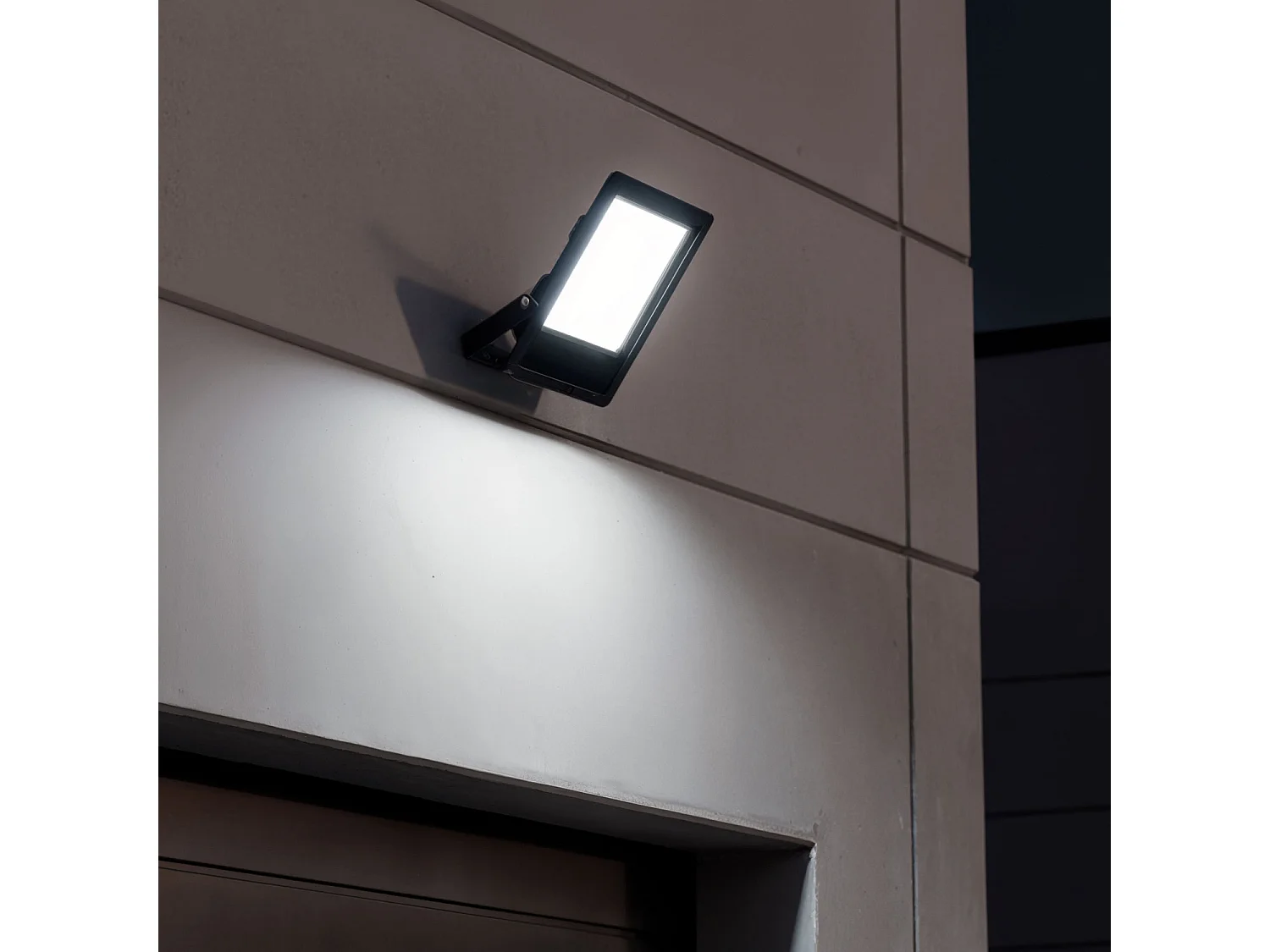 Projecteur LED 150W Dimmable TRIAC 170 lm/W IP65 ELEGANCE Slim PRO Noir 4000K 60º Blanc neutre