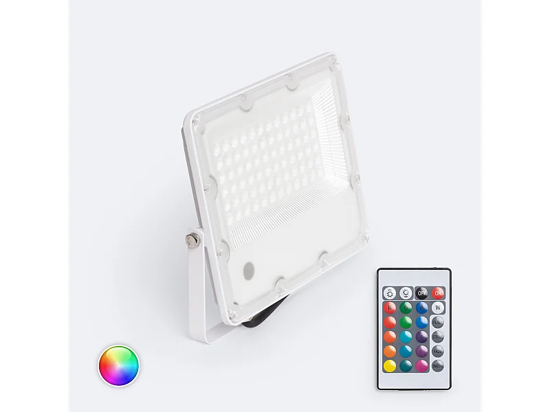 Proiettore LED 50W RGB IP65 S2 Pro con Telecomando IR RGB
