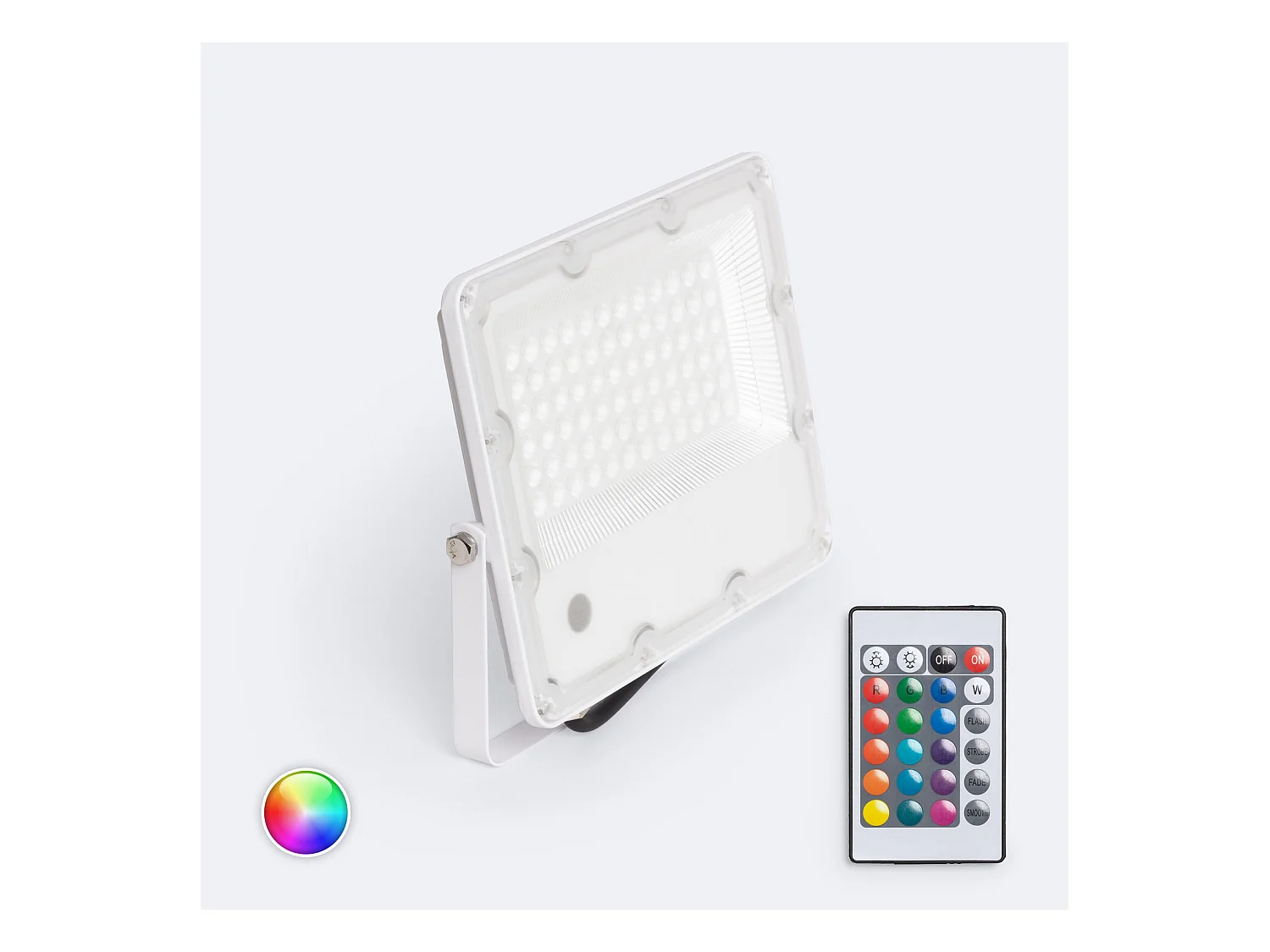 Projecteur LED 50W RGB IP65 S2 Pro avec Télécommande IR RGB