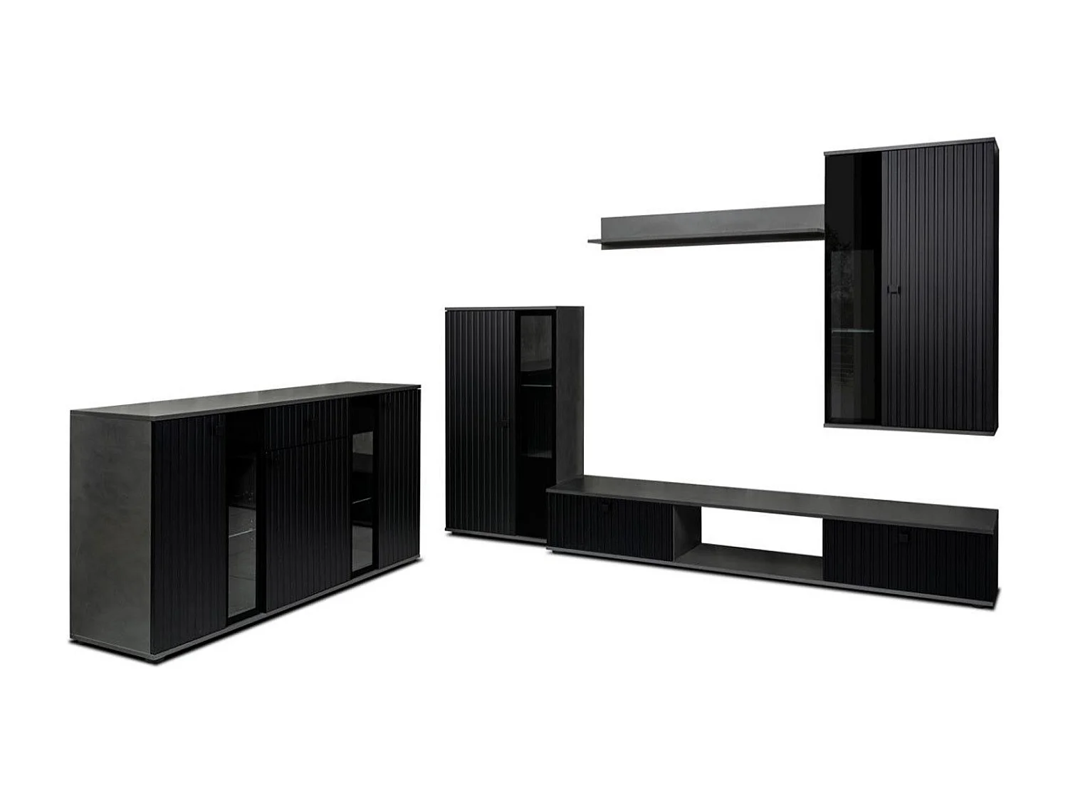 Salon complet CALI noir