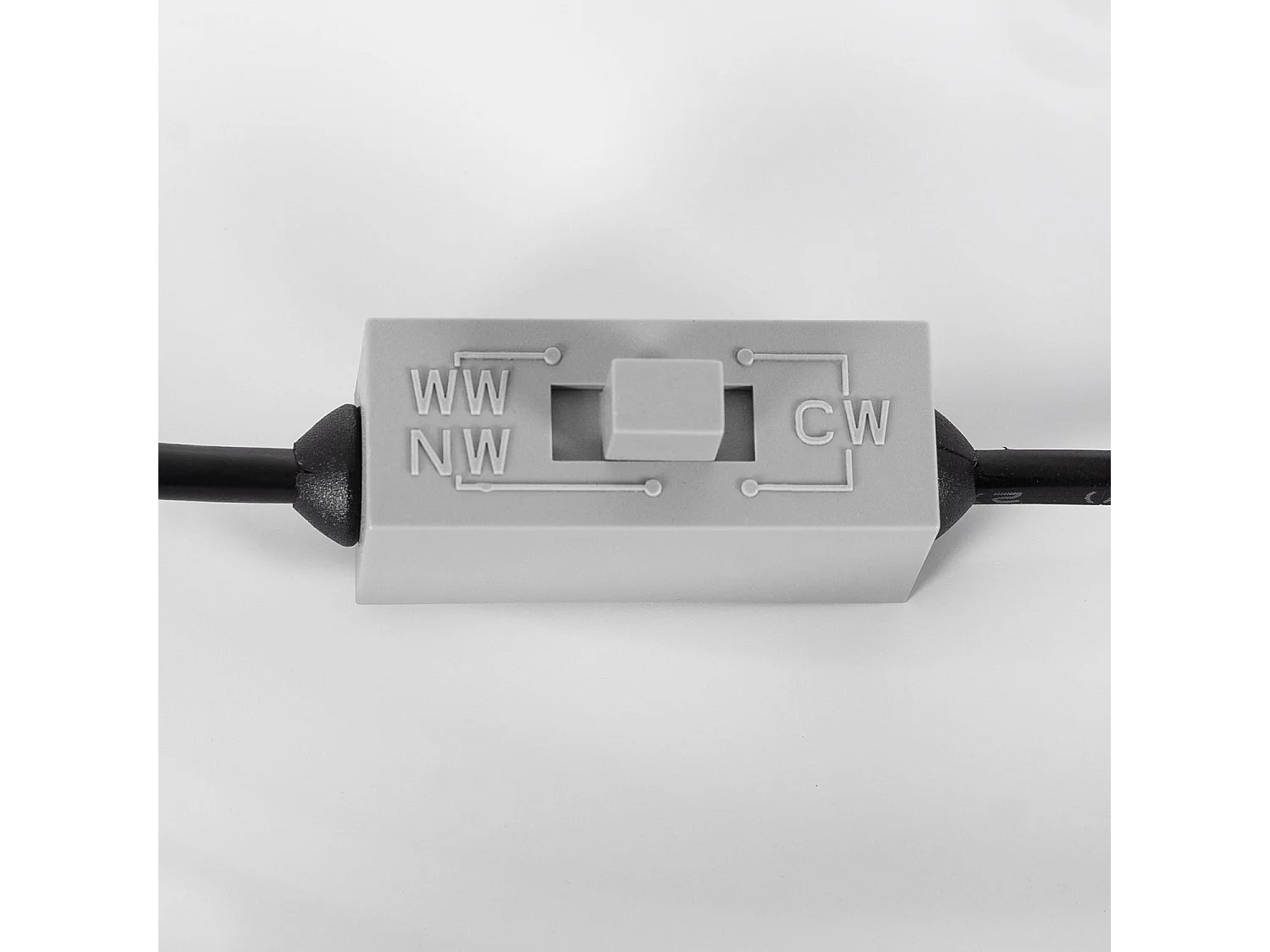 Plafoniera LED 24W Quadrata Superslim (CRI90) Microprismatica CCT Selezionabile (UGR17) 280x280 mm Selezionabile (Caldo-Naturale-Freddo)