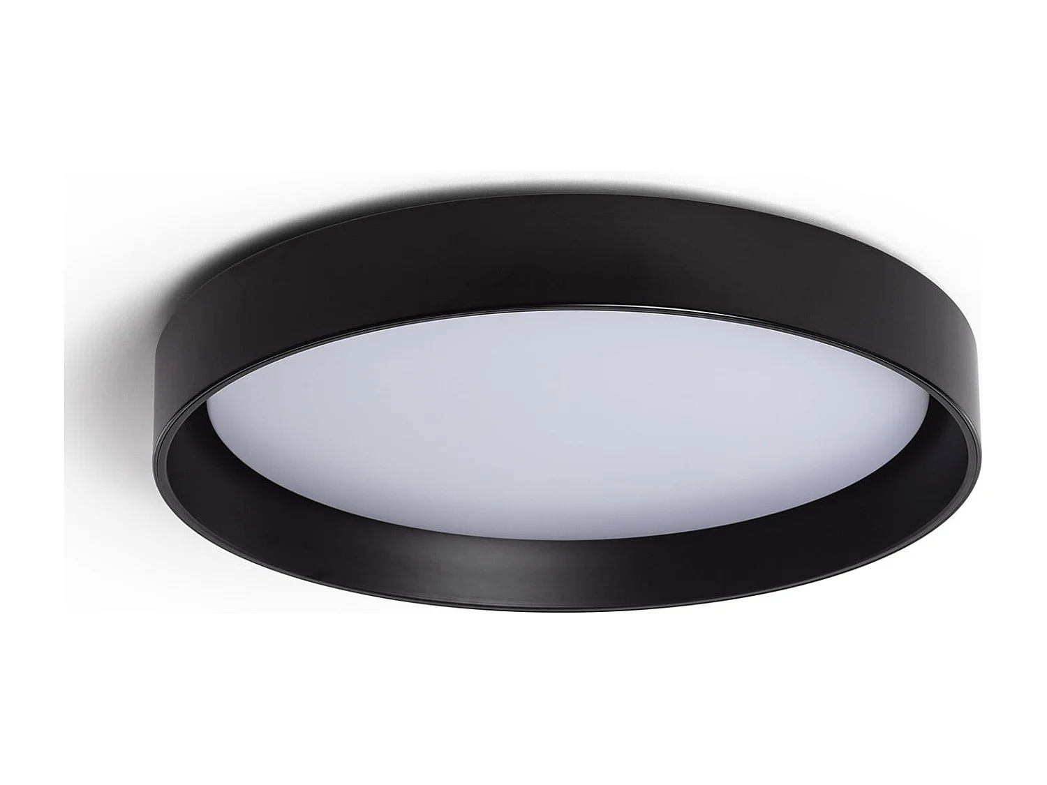 Plafón LED 30W Circular Metal Ø550 mm CCT Seleccionable Big Broadway Negro