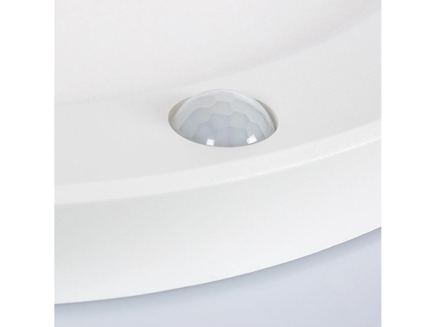 Plafón LED 18W CCT Seleccionable Circular Slim Surface Sensor Movimiento Corte Ajustable Ø75-205 mm Blanco