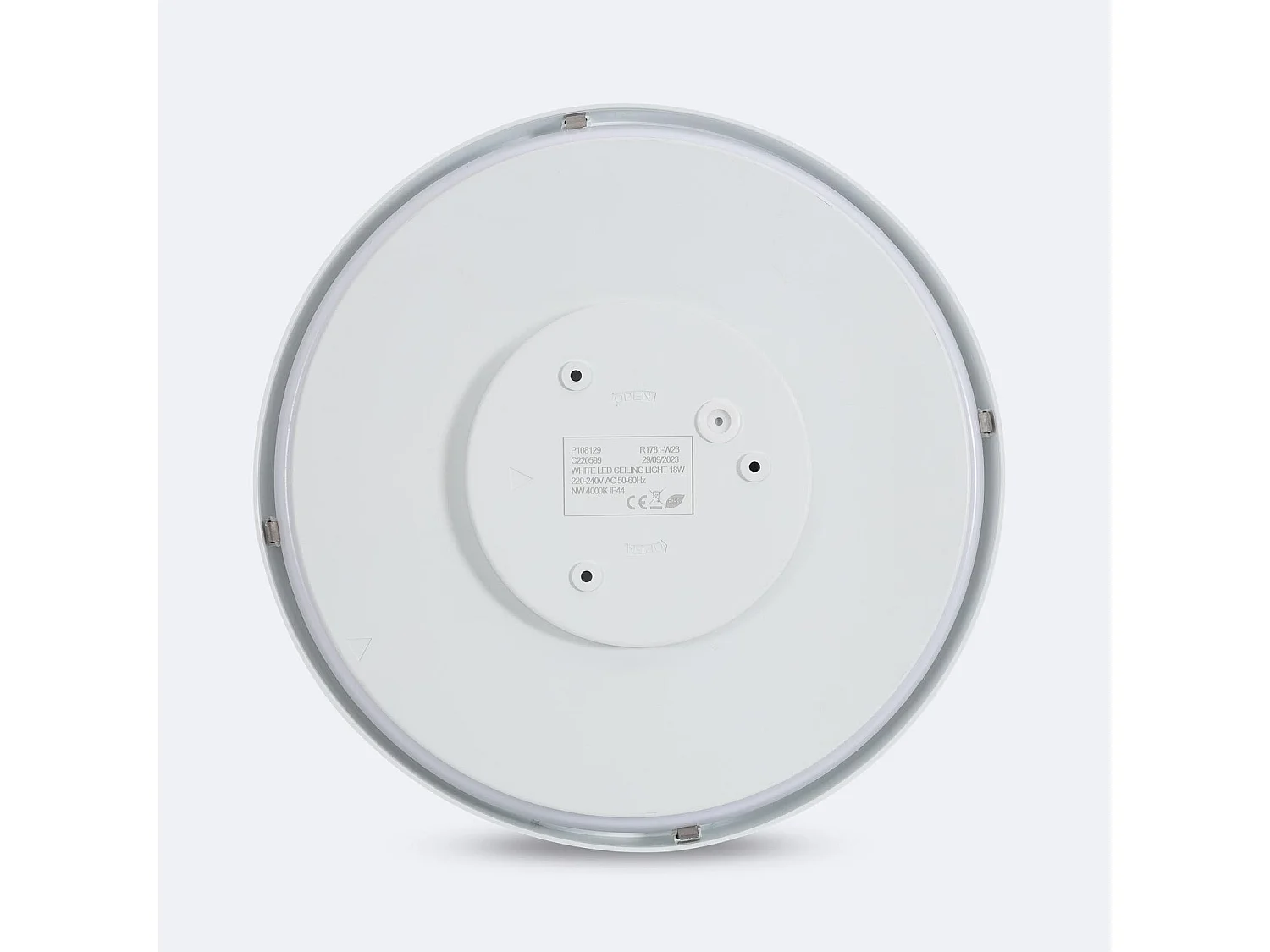 Plafonnier LED Rond 18W avec Détecteur de Mouvement Radar Ø300 mm 4000K Blanc neutre