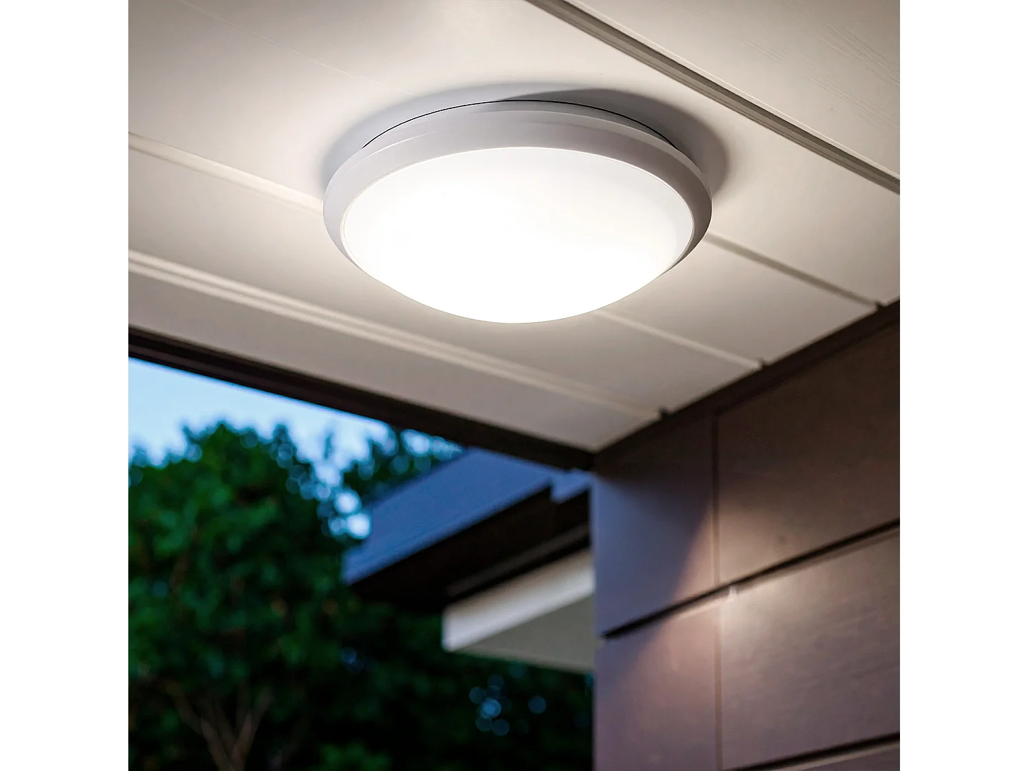 Plafoniera LED 20W Circolare con Sensore di Movimento Radar Ø350 mm 4500K Bianco Naturale