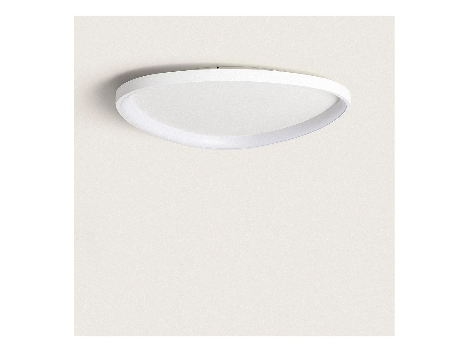 Plafón LED 30W Ovalado Metal Ø600 mm CCT Seleccionable Owen Dorado