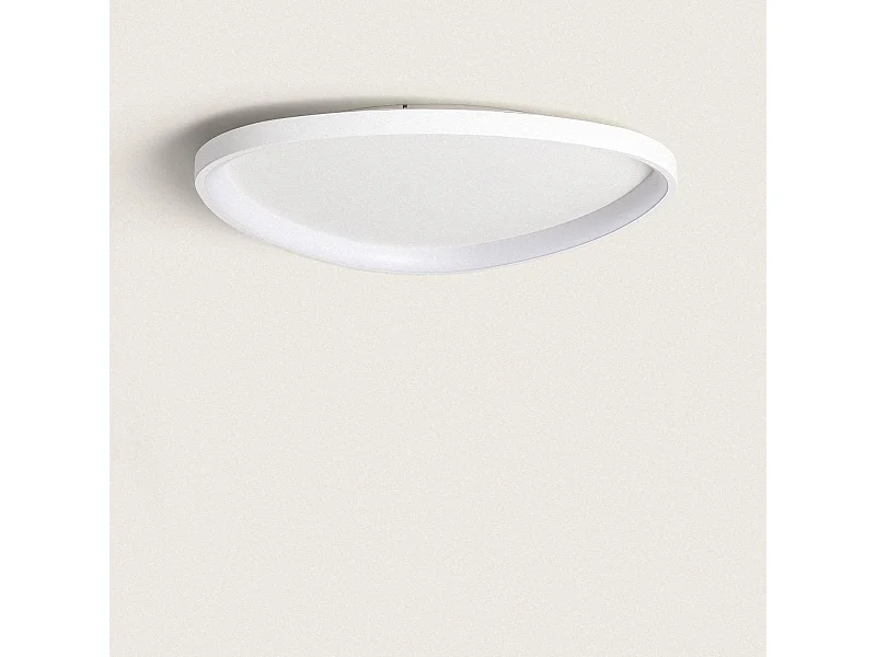 Plafonnier LED Oval 30W Métal Ø600 mm CCT Sélectionnable Owen Doré