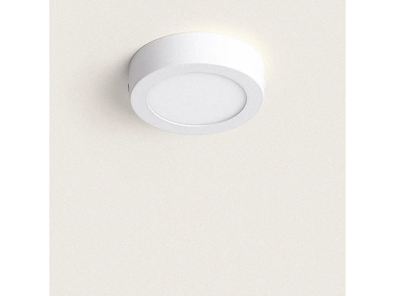 Plafonnier LED Rond 6W Extra-Plat CCT Sélectionnable Ø110 mm Sélectionnable (chaud-neutre-froid)