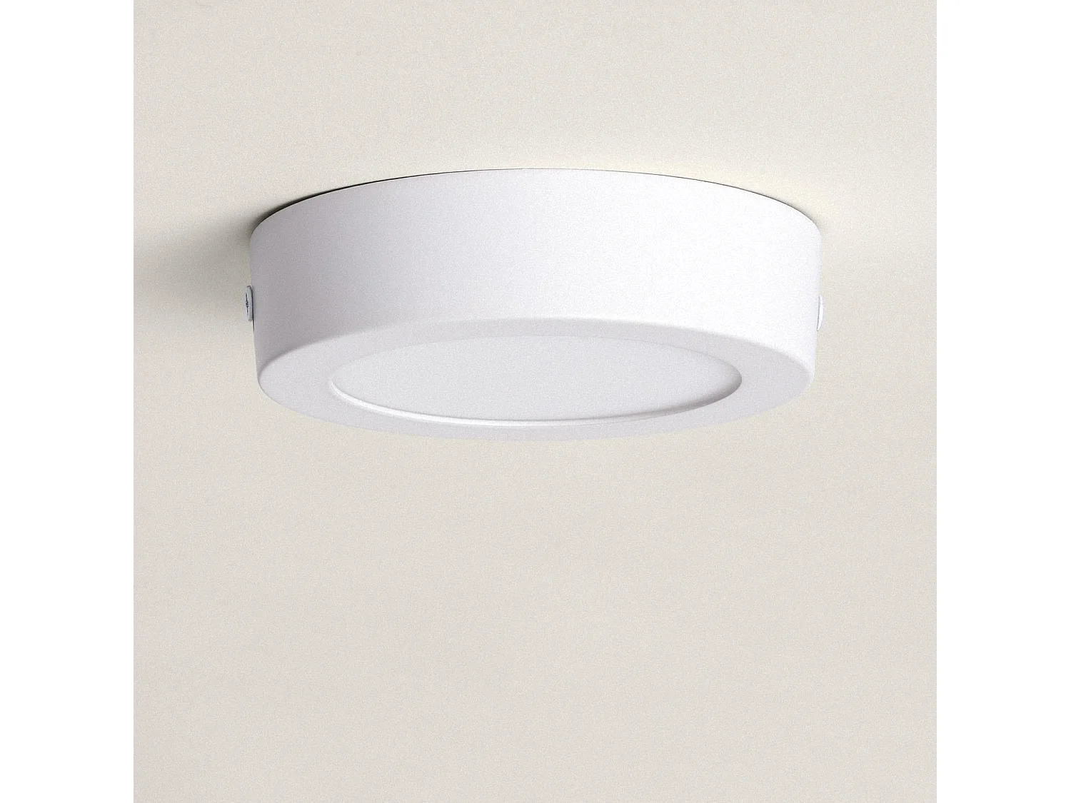 Plafonnier LED Rond 6W Extra-Plat CCT Sélectionnable Ø110 mm Sélectionnable (chaud-neutre-froid)