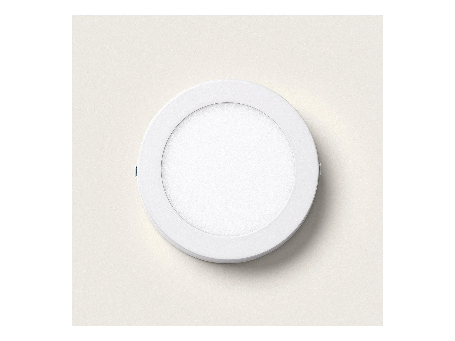 Plafonnier LED Rond 6W Extra-Plat CCT Sélectionnable Ø110 mm Sélectionnable (chaud-neutre-froid)