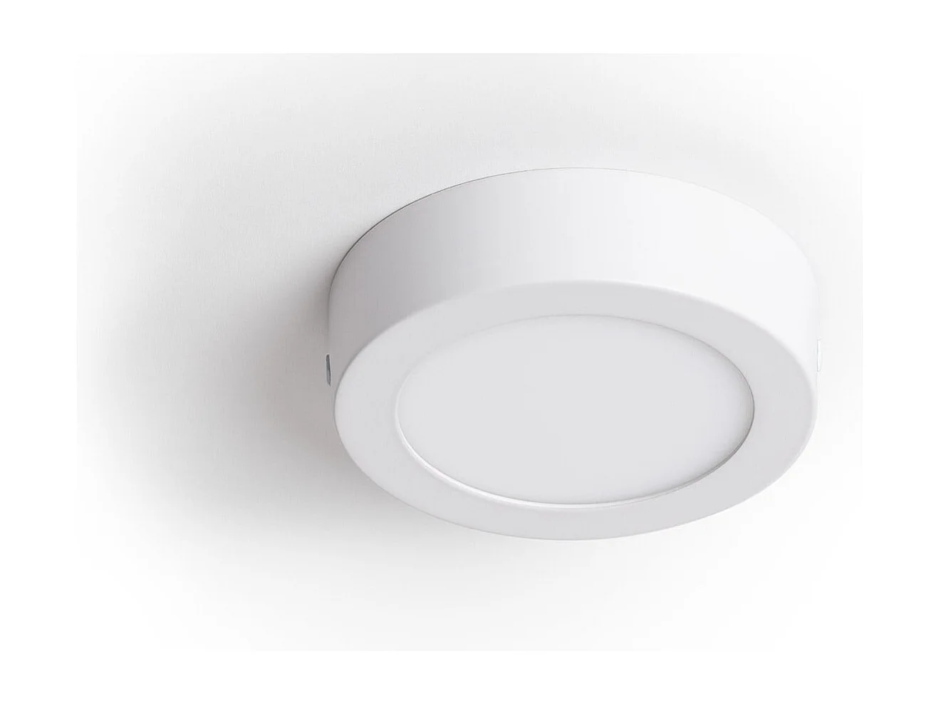 Plafonnier LED Rond 6W Extra-Plat CCT Sélectionnable Ø110 mm Sélectionnable (chaud-neutre-froid)