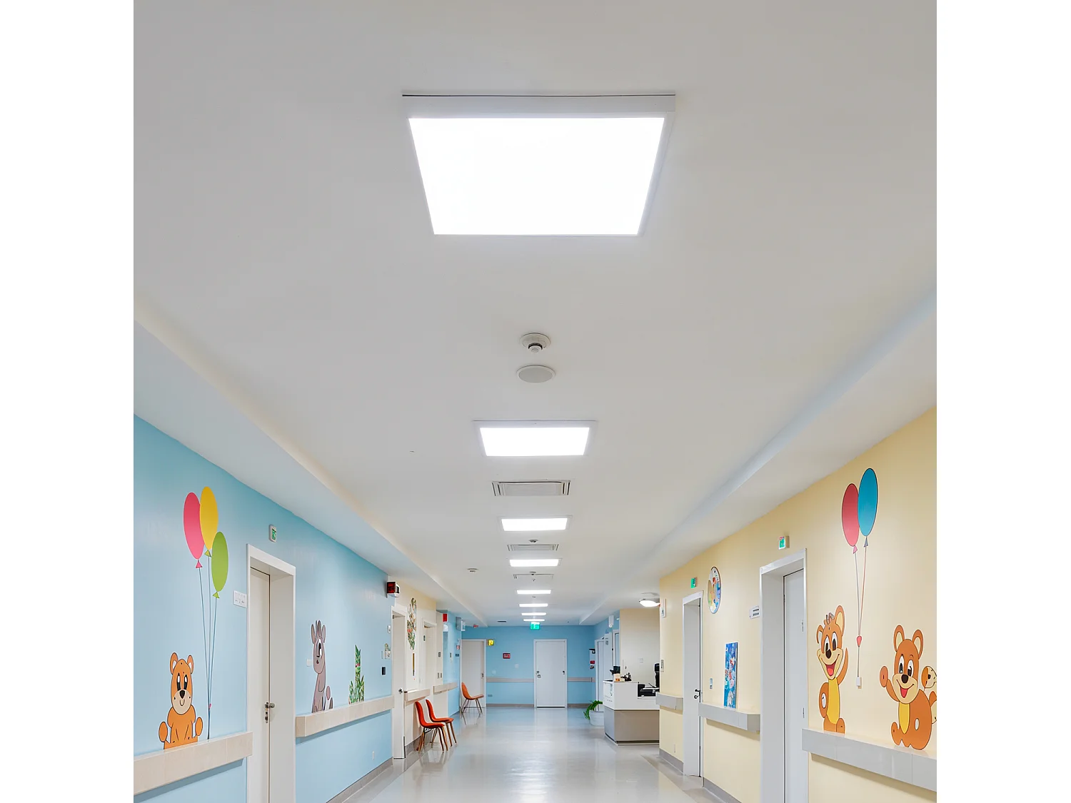 Plafón LED 48W Cuadrado 600x600 mm 5000K Blanco Frío