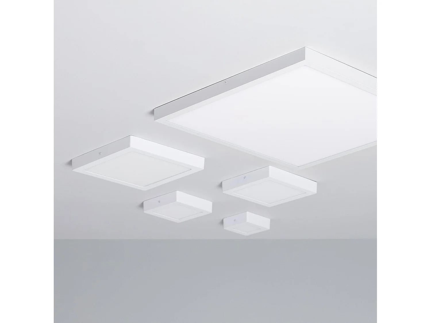 Plafón LED 48W Cuadrado 600x600 mm 5000K Blanco Frío