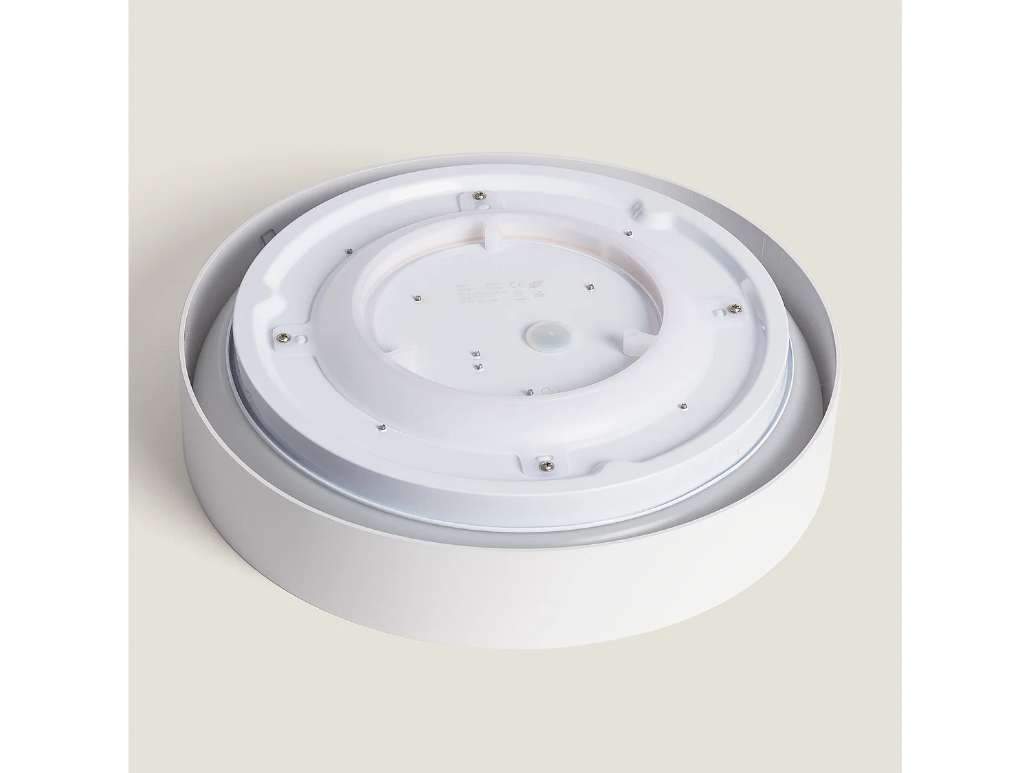 Plafonnier LED 17W CCT Sélectionnable Ø300 mm Sfere Avec Mode Nuit Sélectionnable (chaud-neutre-froid)